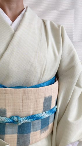 眼福の芭蕉布 | HIROKA KISHIMOTO | 岸本浩加 | 着物